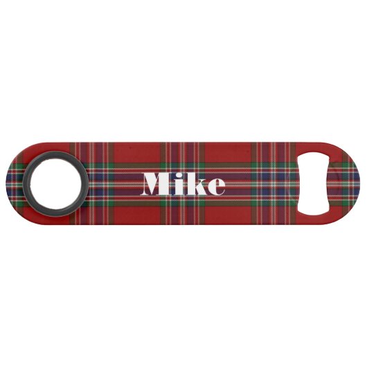 MacFarlane Plaid Aangepaste snelheid flesopener Speed Flessenopener (Voorkant (Horizontaal))