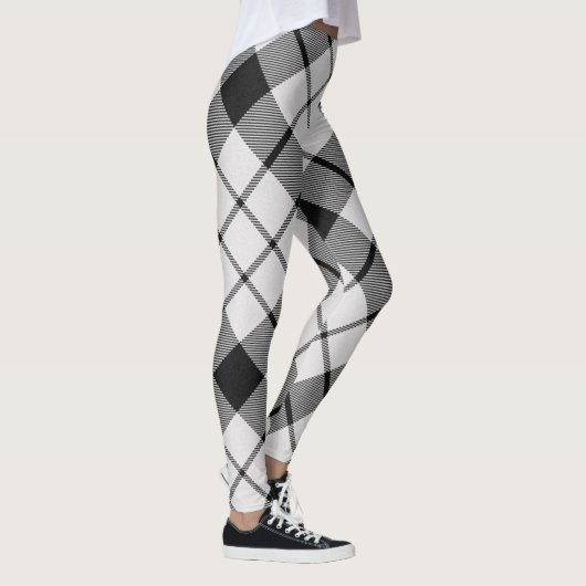 MacFarlane Pset Tartan Scottish Clan Pattern Leggings (Rechts)
