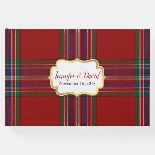 MacFarlane Pset Wedding Guest Book Gastenboek (Voorkant)