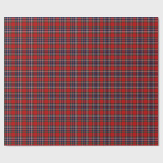 MacFarlane Red Tartan Cadeaupapier (Vlak)
