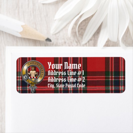 MacFarlane Tartan & Badge Etiket (Insitu)