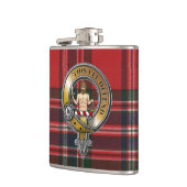 MacFarlane Tartan & Badge Heupfles (Links)