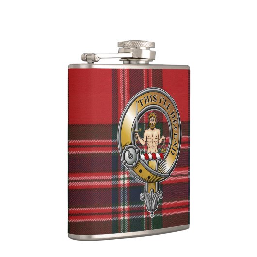 MacFarlane Tartan & Badge Heupfles (Rechts)