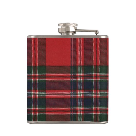 MacFarlane Tartan & Badge Heupfles (Achterkant)