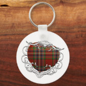 MacFarlane Tartan Heart Sleutelhanger (Voorkant)