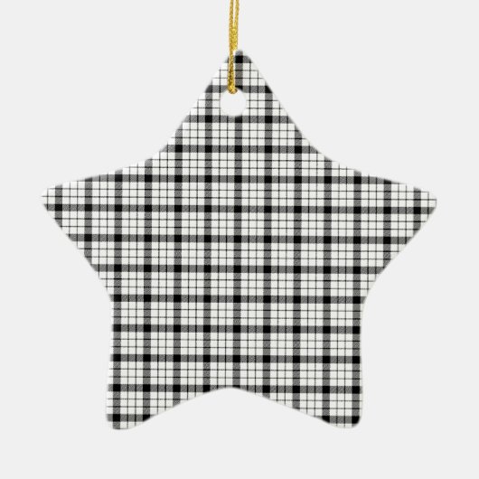 MacFarlane Tartan Keramisch Ornament (Voorkant)