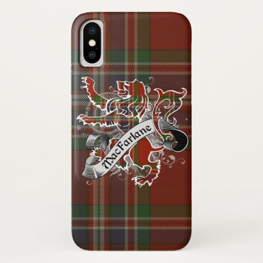 MacFarlane Tartan Lion Case-Mate iPhone Case (Achterkant)