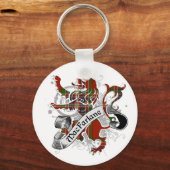 MacFarlane Tartan Lion Sleutelhanger (Voorkant)
