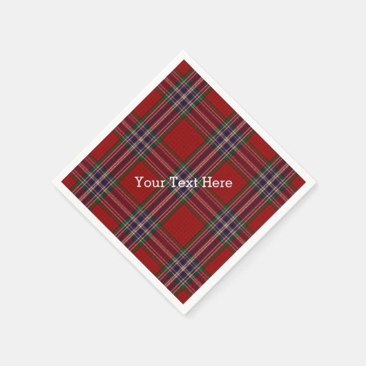 MacFarlane Tartan Plaid Papieren servetten (Hoek)