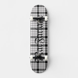 MacFarlane Tartan Schotse Ruitpatroon Rood Persoonlijk Skateboard
