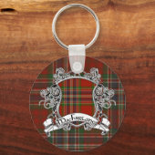 MacFarlane Tartan Shield Sleutelhanger (Voorkant)