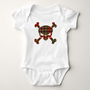 MacFarlane Tartan Skull No Banner Romper