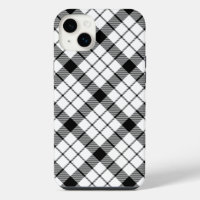 MacFarlane tartan zwart wit geruit