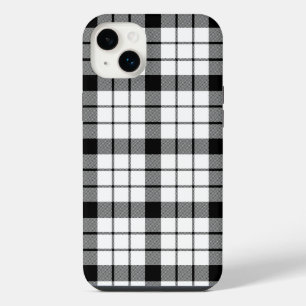 MacFarlane tartan zwart wit geruit