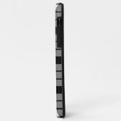 MacFarlane tartan zwarte witte vlecht Case-Mate iPhone Case (Achterkant/links)
