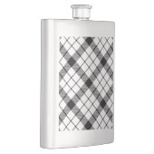 MacFarlane tartan zwarte witte vlecht Flacon (Rechts)