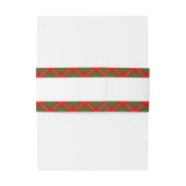 Macfie MacPhie Clan Tartan Scottish Pset Uitnodigingen Wikkel (Achterkant Voorbeeld)