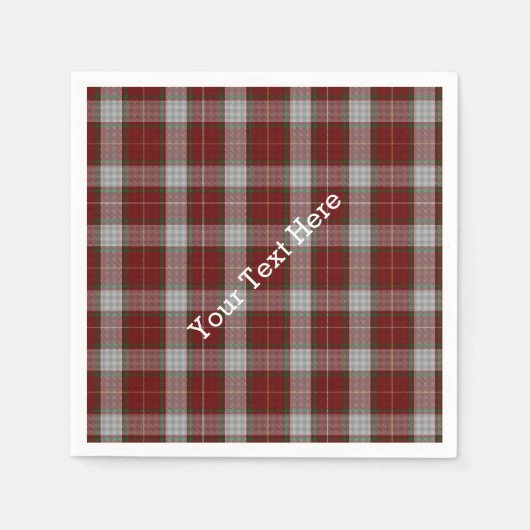 MacFie Tartan Plaid Papieren servetten (Voorkant)