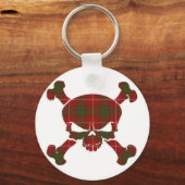 MacFie Tartan Skull No Banner Sleutelhanger (Voorkant)