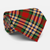 MacGill Clan Tartan kleurrijke Schotse speldenstaa Stropdas (Opgerold)