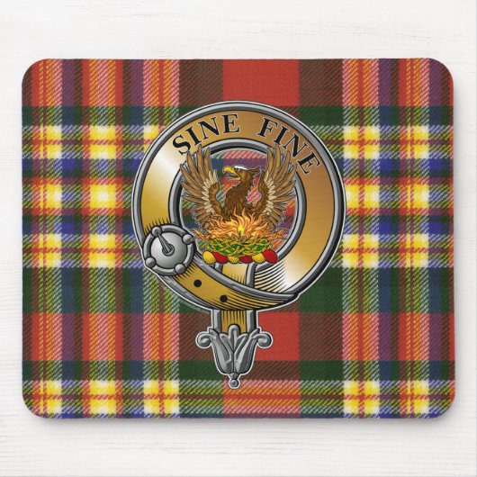 MacGill Tartan & Badge Muismat (Voorkant)