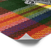MacGill Tartan & Badge Poster (Hoek)