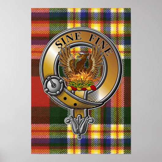 MacGill Tartan & Badge Poster (Voorkant)