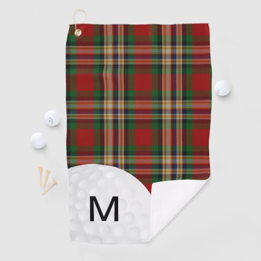 MacGill Tartan Plaid Golfhanddoek (Insitu)