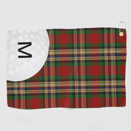 MacGill Tartan Plaid Golfhanddoek (Horizontaal)