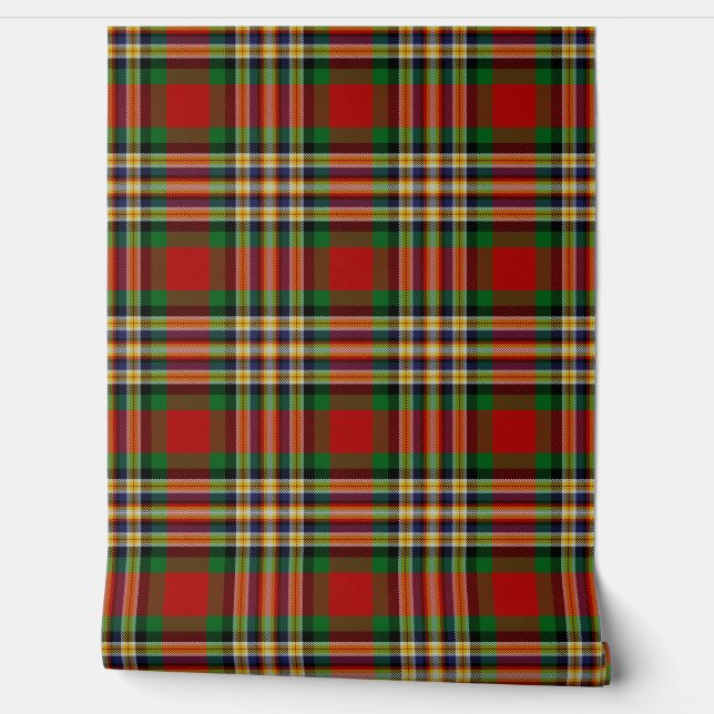 MacGill Tartan Plaid Scottish Clan Behang (Afrollen)