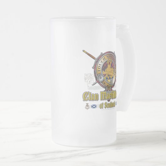 MacGillivray Clan Badge Matglas Bierpul (Voorkant rechts)