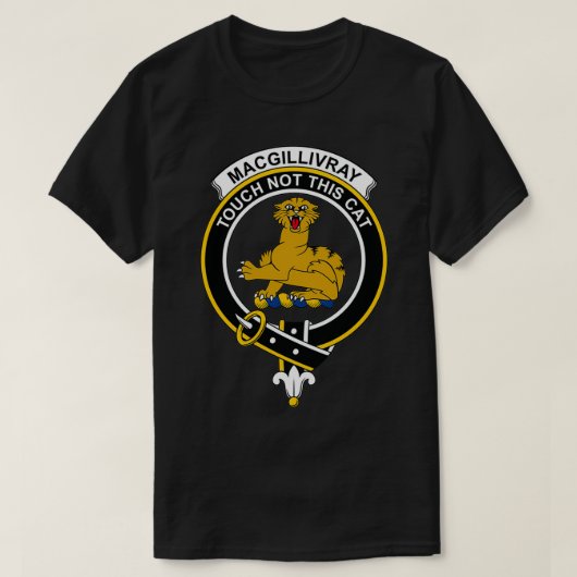 MacGillivray Crest Tartan Clan Scottish Clan T-shirt (Design voorkant)