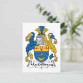 MacGillivray Family Crest Briefkaart (Staand voorkant)