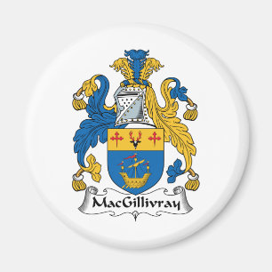 MacGillivray Family Crest Magneet