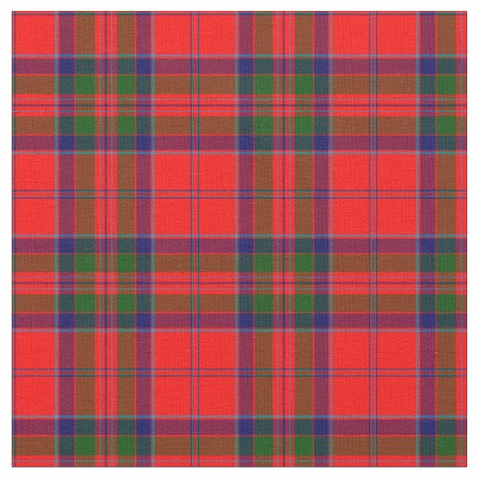 MacGillivray Modern Tartan Stof (Close Up)