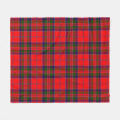 MacGillivray Moderne Schotse Ruit Fleece Deken (Voorkant (Horizontaal))