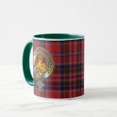 MacGillivray Tartan & Badge Mok (Voorkant links)