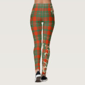 MacGregor Ancient Tartan Scotland Lion Map Art Leggings (Achterkant)