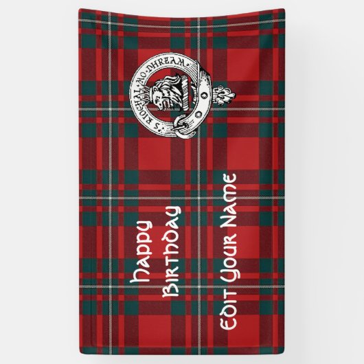 MacGregor Banner. Aanpassen om Naam/Gebeurtenis/H Spandoek (Verticaal)