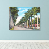 MacGregor Blvd Palms Fort Myers Florida Canvas Afdruk (Insitu (Houten vloer))