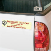 MacGREGOR CATTLE CO. Bumpersticker (Op Truck)