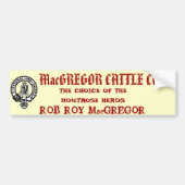 MacGREGOR CATTLE CO. Bumpersticker (Voorkant)
