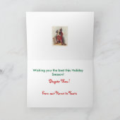 MacGregor Christmas Kaart Tartan (Binnen)