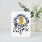 MacGregor Clan Badge Briefkaart (Staand voorkant)