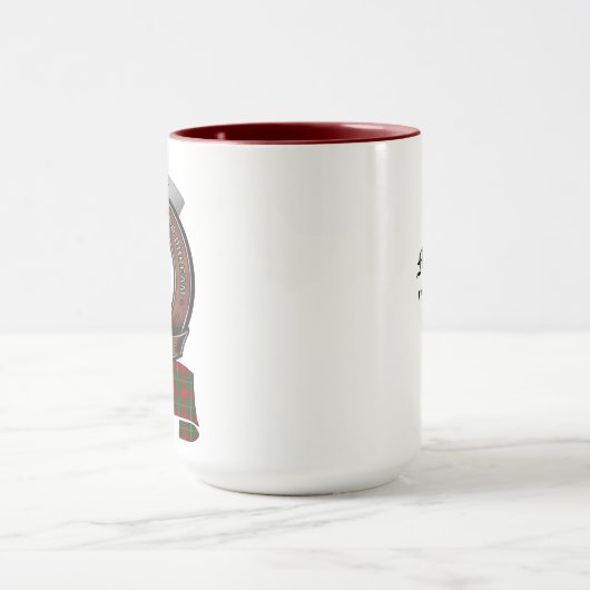 MacGregor Clan Badge Combo 15oz Mok (Midden)