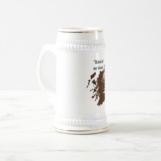 MacGregor Clan Badge Stein Bierpul (Voorkant links)