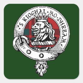MacGregor Clan Badge Sticker Bos Groen