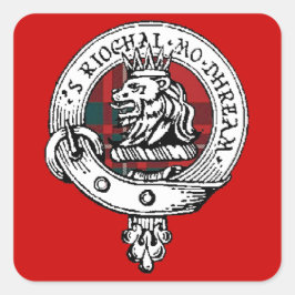 MacGregor Clan Badge Sticker ROOD