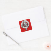 MacGregor Clan Badge Sticker ROOD (Envelop)