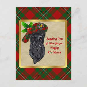 MacGregor Clan Badge & Tartan Christmas Briefkaart